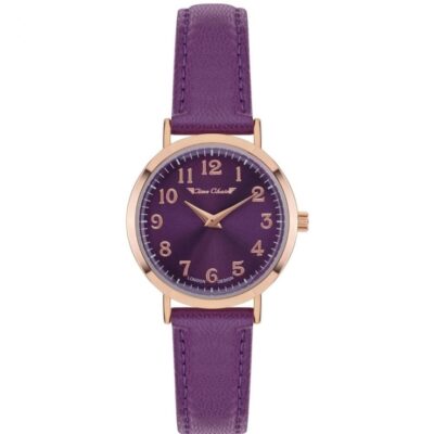 Womens STORM Watches Time Chain | Tc Putney Leather Rg-Purple