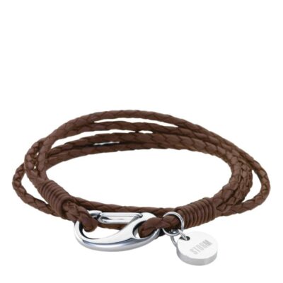 Mens STORM Watches Bracelets | Jax Wrap Bracelet Brown