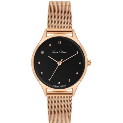 Womens STORM Watches Time Chain | Tc Poplar Mesh Rg-Black