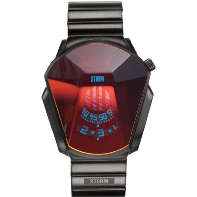 Mens STORM Watches Glass Genesis Range | Darth Slate Red