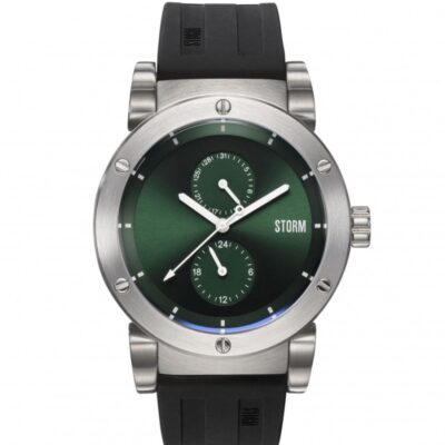 Mens STORM Watches Machina Range | Hydron V2 Rubber Green