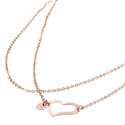 Womens STORM Watches Necklaces | Heart Necklace Rose Gold