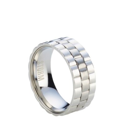 Mens STORM Watches Rings | Velo Ring Silver