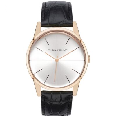 Womens STORM Watches Time Chain | Tc Dalston Leather Rose Gold