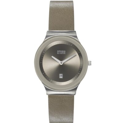 Womens STORM Watches Ultraslim Range | Mini Sotec Taupe Leather