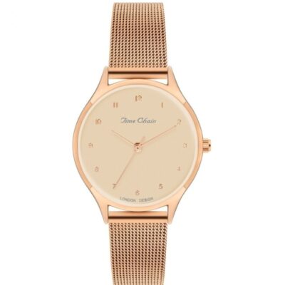 Womens STORM Watches Time Chain | Tc Poplar Mesh Rose Gold