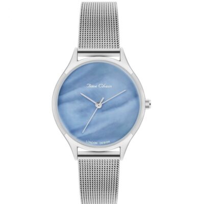 Womens STORM Watches Time Chain | Tc Poplar Pearl Mesh Grey